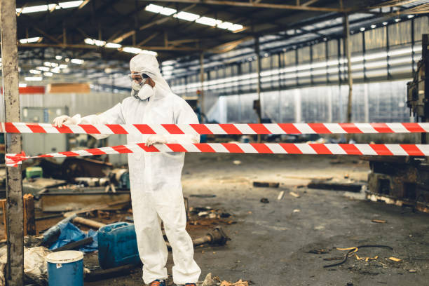 Professional Biohazard technician working in Sugar Hill, GA